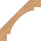 Ekena Millwork 3 1/2"W x 36"D x 36"H Merced Smooth Knee Brace, Western Red Cedar BRC04X36X36MRC00SWR - alternate 3